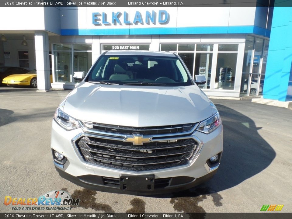 2020 Chevrolet Traverse LT AWD Silver Ice Metallic / Jet Black Photo #3