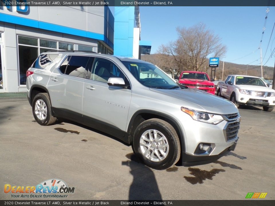 2020 Chevrolet Traverse LT AWD Silver Ice Metallic / Jet Black Photo #5