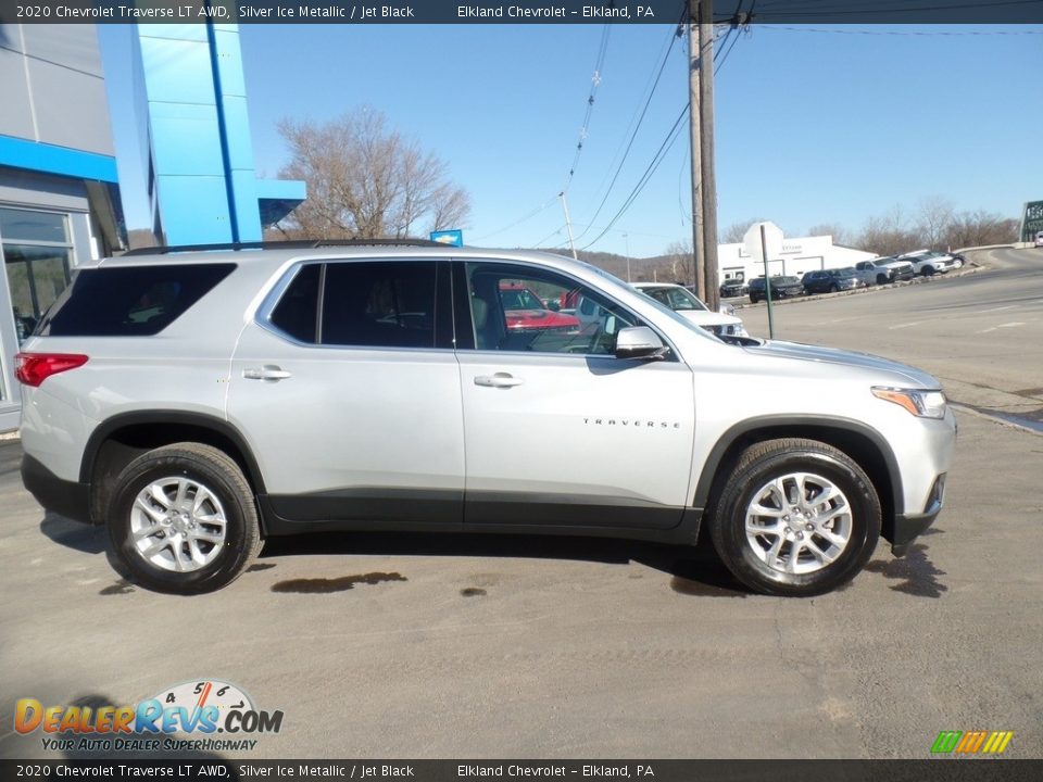 2020 Chevrolet Traverse LT AWD Silver Ice Metallic / Jet Black Photo #6