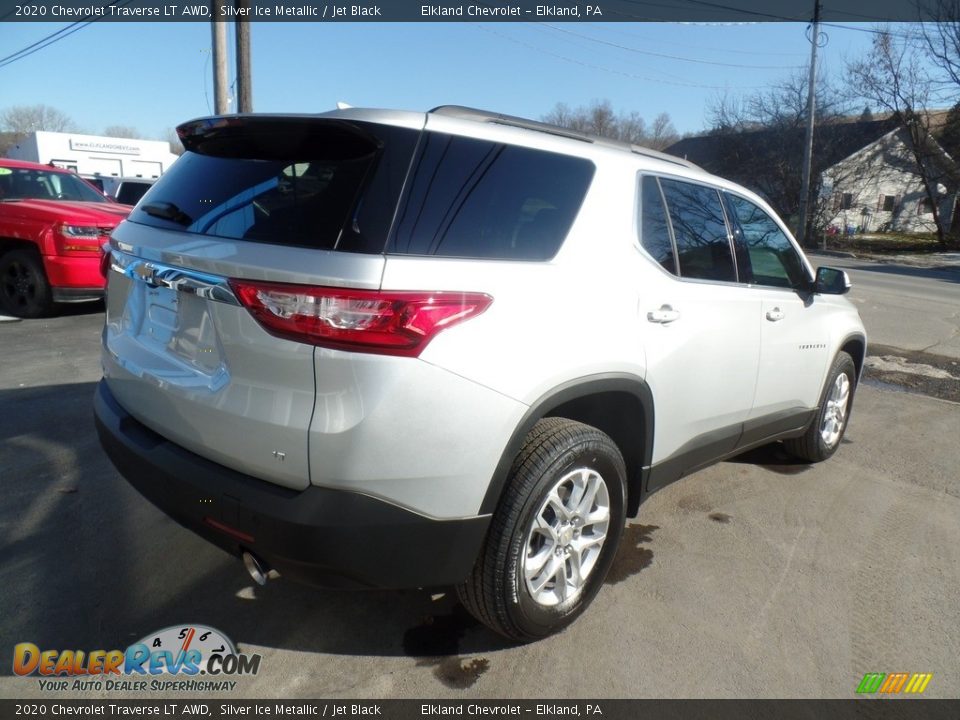 2020 Chevrolet Traverse LT AWD Silver Ice Metallic / Jet Black Photo #7