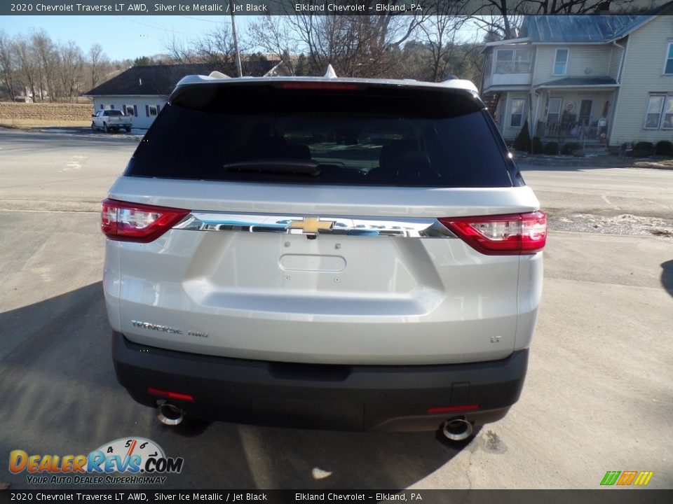 2020 Chevrolet Traverse LT AWD Silver Ice Metallic / Jet Black Photo #8