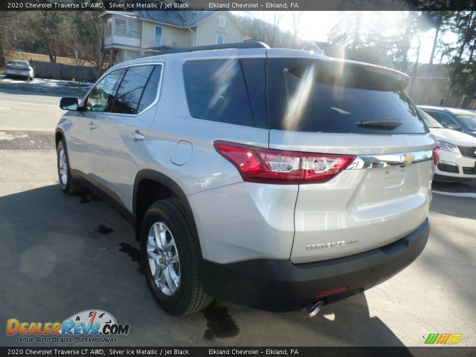 2020 Chevrolet Traverse LT AWD Silver Ice Metallic / Jet Black Photo #9