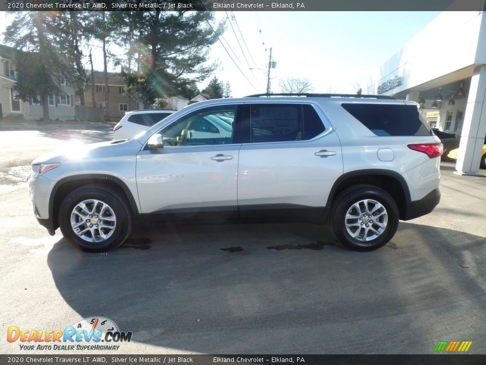 2020 Chevrolet Traverse LT AWD Silver Ice Metallic / Jet Black Photo #10