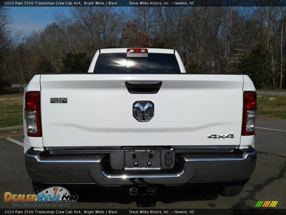 2020 Ram 3500 Tradesman Crew Cab 4x4 Bright White / Black Photo #7
