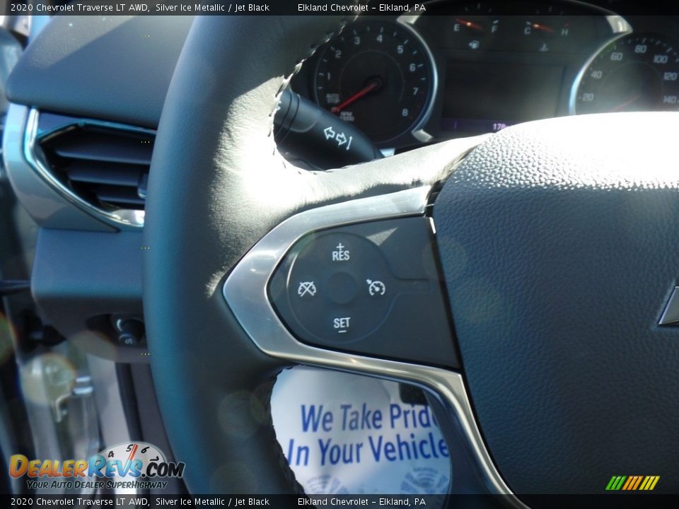 2020 Chevrolet Traverse LT AWD Silver Ice Metallic / Jet Black Photo #21