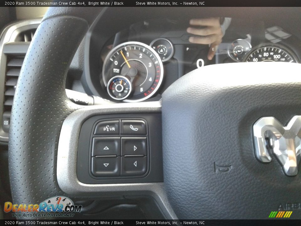 2020 Ram 3500 Tradesman Crew Cab 4x4 Bright White / Black Photo #18