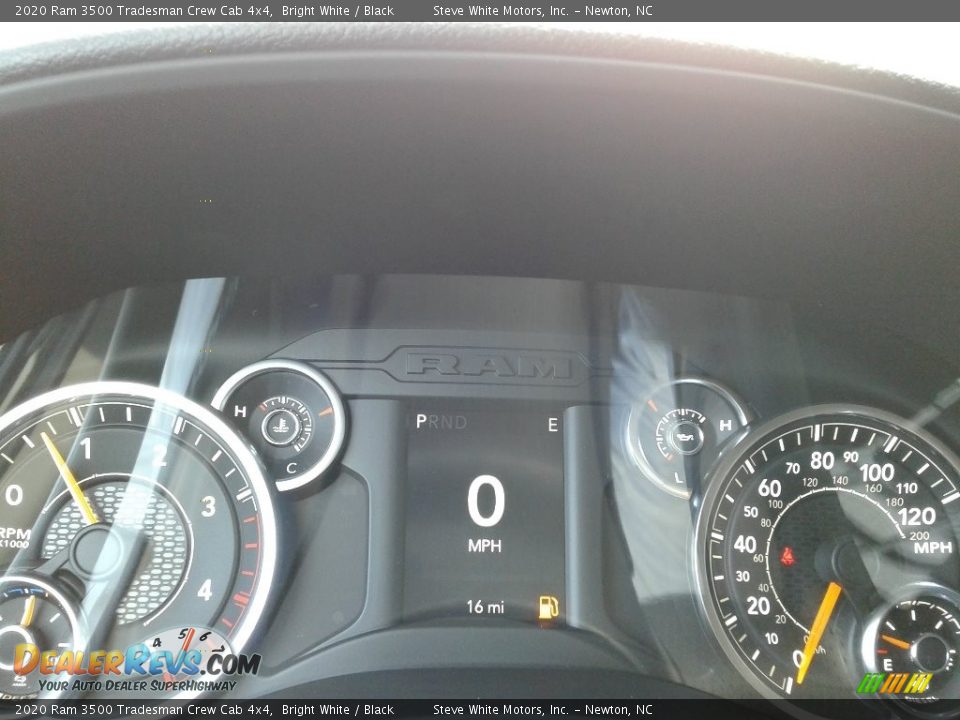 2020 Ram 3500 Tradesman Crew Cab 4x4 Bright White / Black Photo #20
