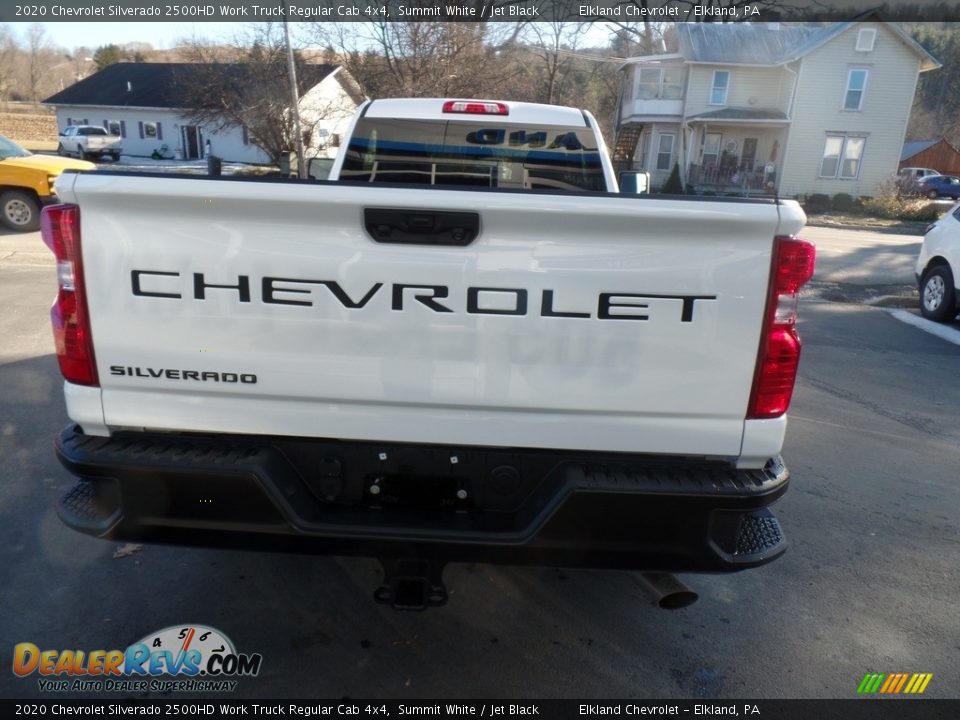 2020 Chevrolet Silverado 2500HD Work Truck Regular Cab 4x4 Summit White / Jet Black Photo #8