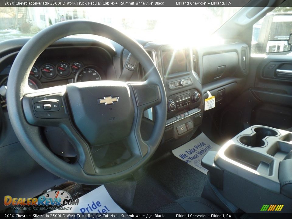 2020 Chevrolet Silverado 2500HD Work Truck Regular Cab 4x4 Summit White / Jet Black Photo #20