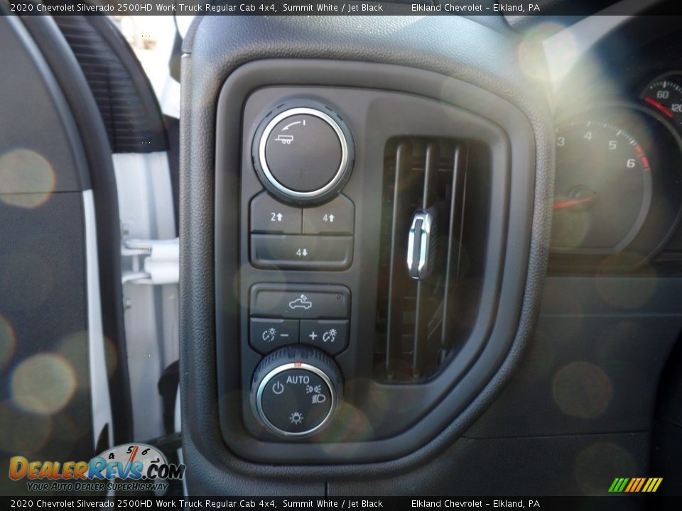 2020 Chevrolet Silverado 2500HD Work Truck Regular Cab 4x4 Summit White / Jet Black Photo #23