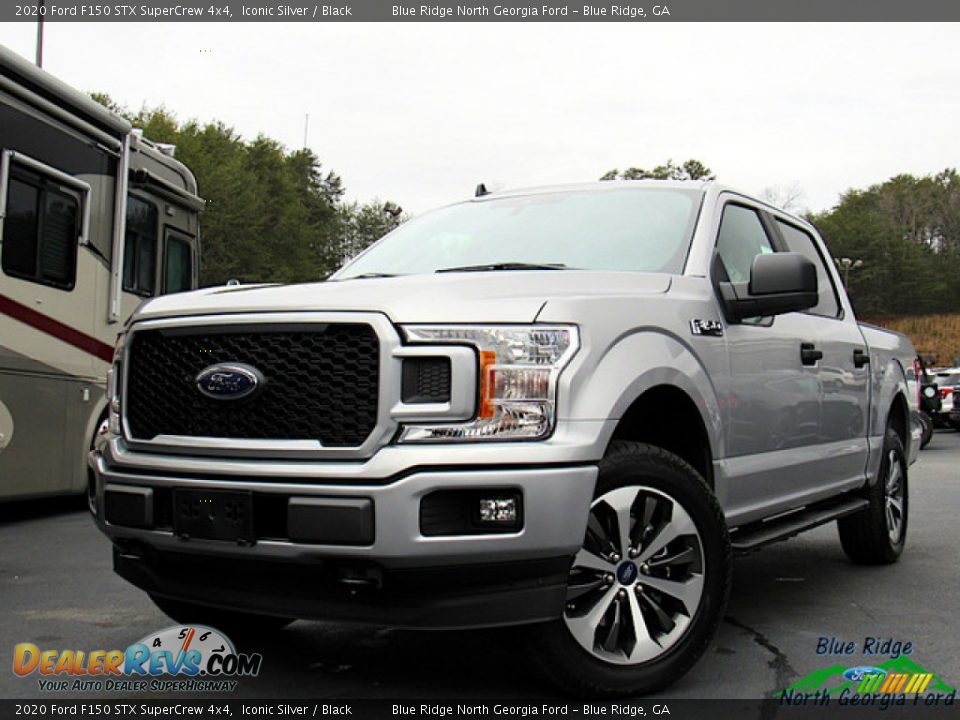 2020 Ford F150 STX SuperCrew 4x4 Iconic Silver / Black Photo #1