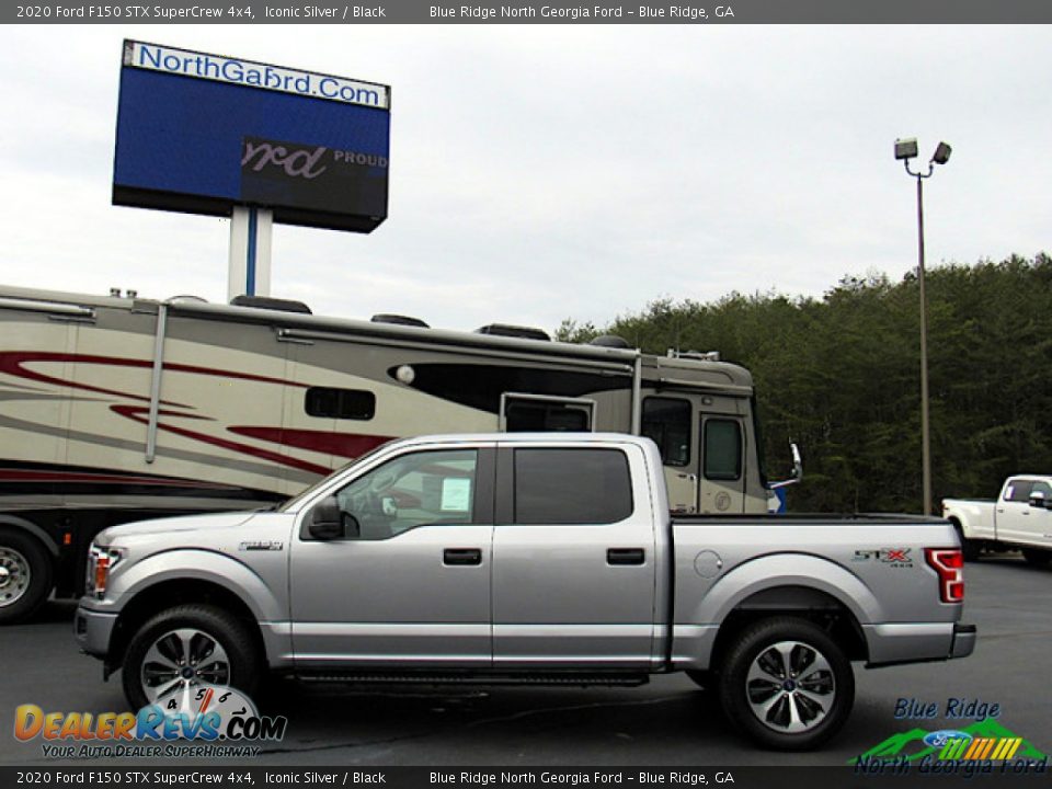 2020 Ford F150 STX SuperCrew 4x4 Iconic Silver / Black Photo #2