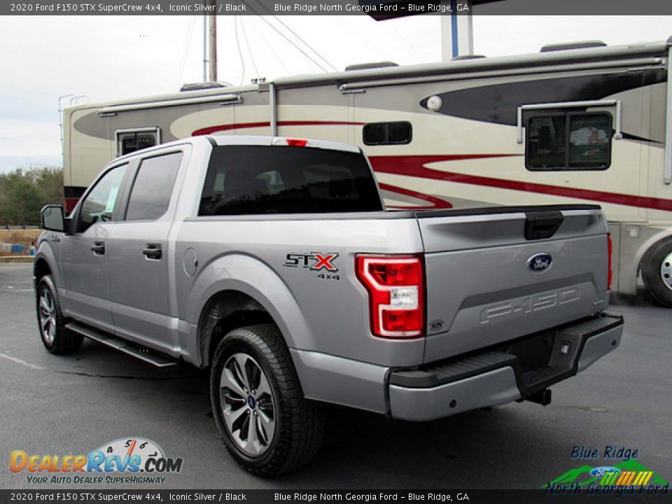 2020 Ford F150 STX SuperCrew 4x4 Iconic Silver / Black Photo #3