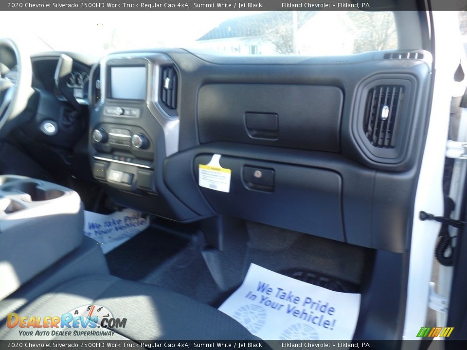 2020 Chevrolet Silverado 2500HD Work Truck Regular Cab 4x4 Summit White / Jet Black Photo #35