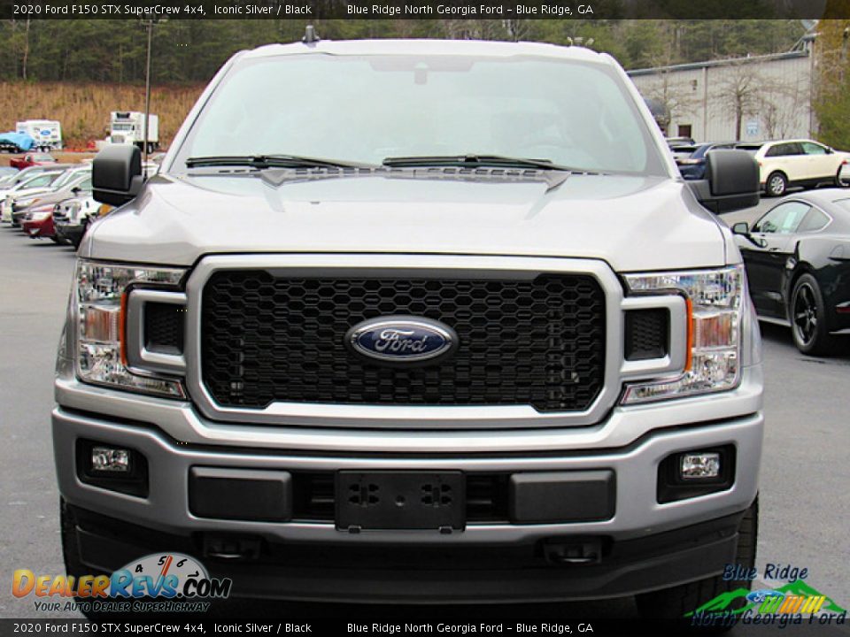 2020 Ford F150 STX SuperCrew 4x4 Iconic Silver / Black Photo #9