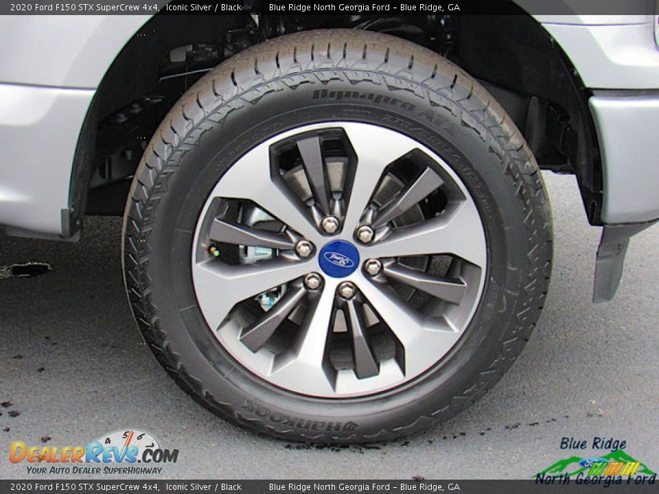 2020 Ford F150 STX SuperCrew 4x4 Iconic Silver / Black Photo #10