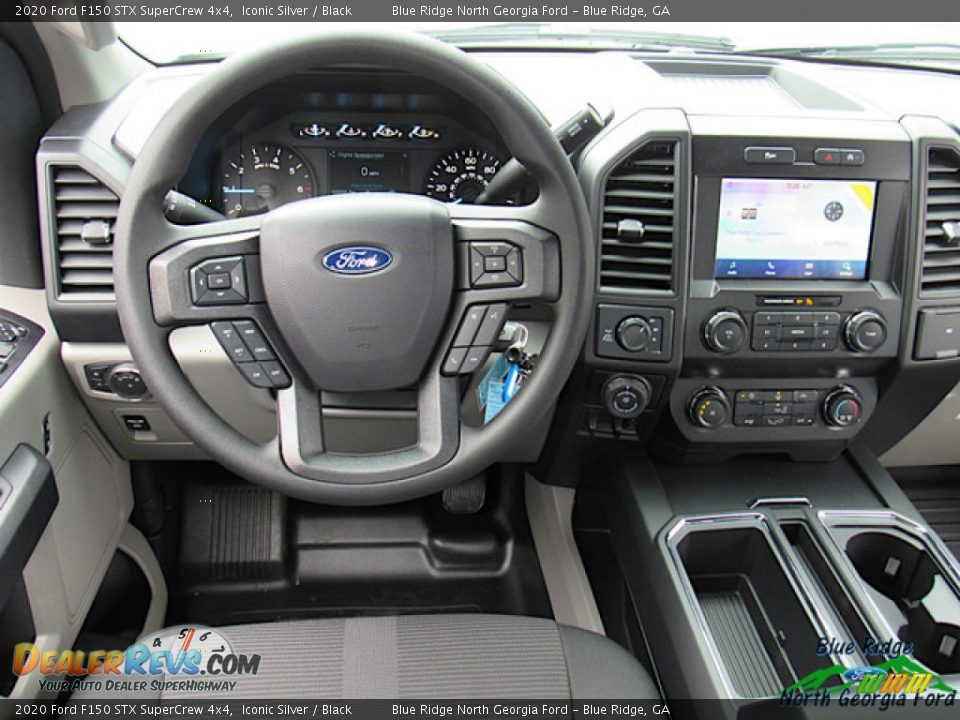 2020 Ford F150 STX SuperCrew 4x4 Iconic Silver / Black Photo #16