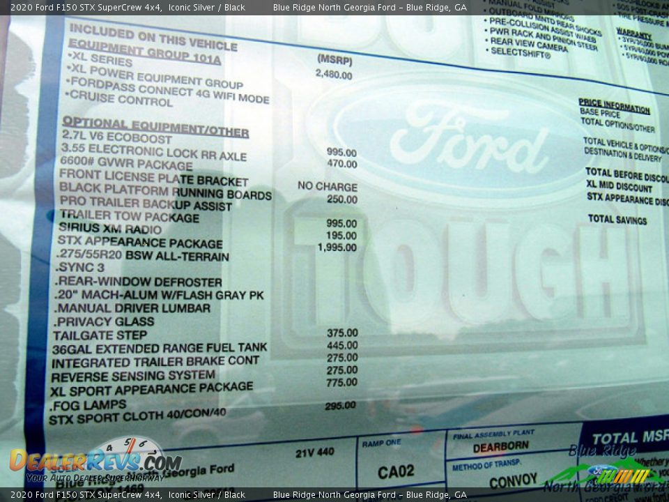 2020 Ford F150 STX SuperCrew 4x4 Iconic Silver / Black Photo #27