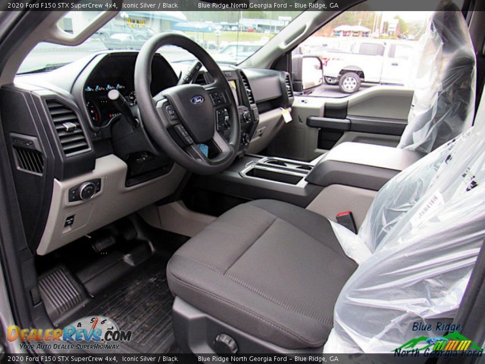 2020 Ford F150 STX SuperCrew 4x4 Iconic Silver / Black Photo #29