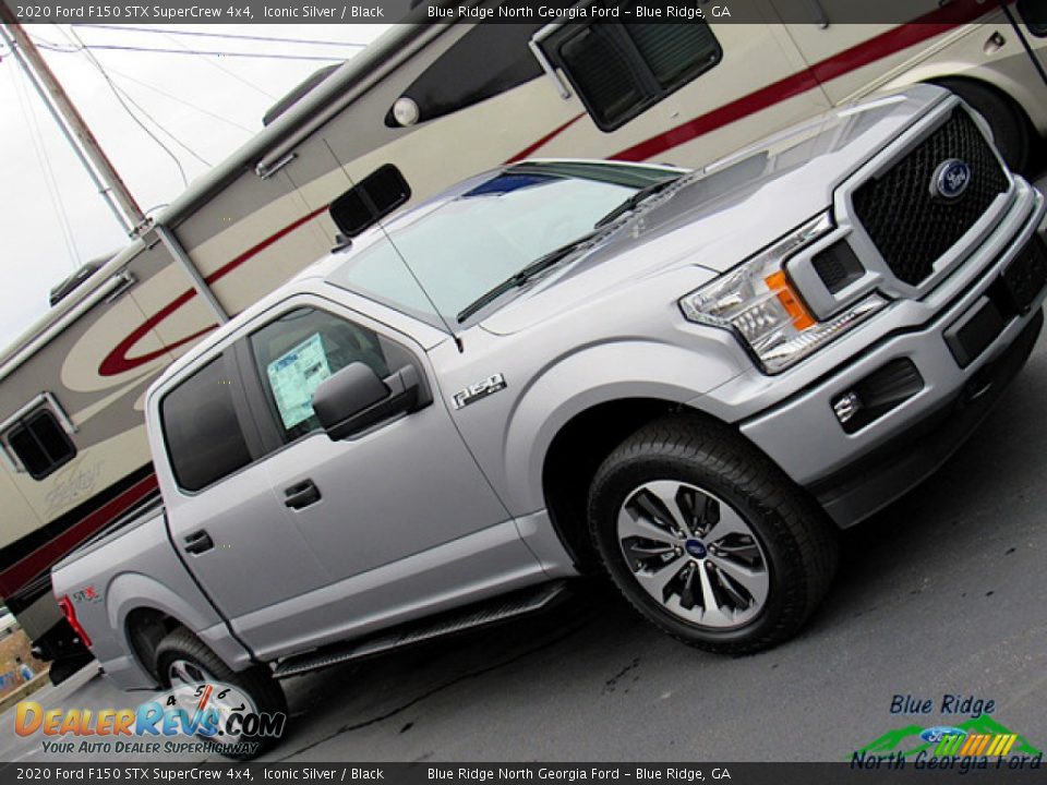 2020 Ford F150 STX SuperCrew 4x4 Iconic Silver / Black Photo #32