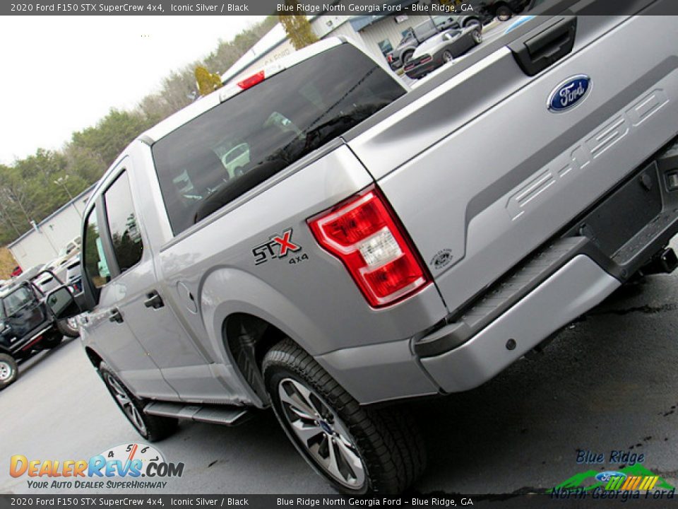 2020 Ford F150 STX SuperCrew 4x4 Iconic Silver / Black Photo #34