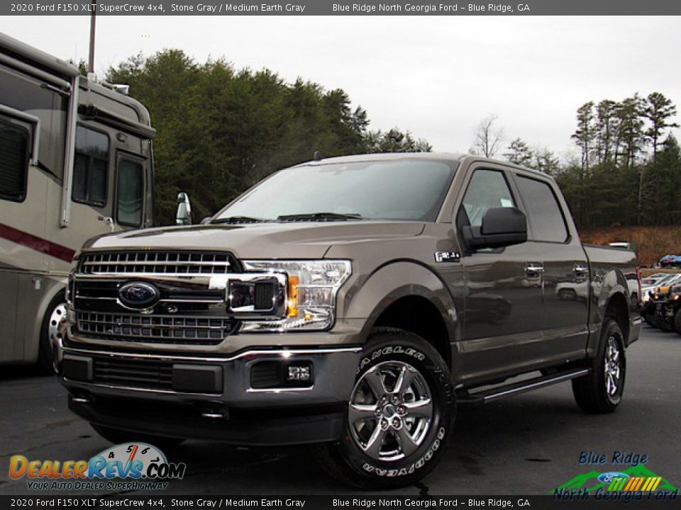 2020 Ford F150 XLT SuperCrew 4x4 Stone Gray / Medium Earth Gray Photo #1