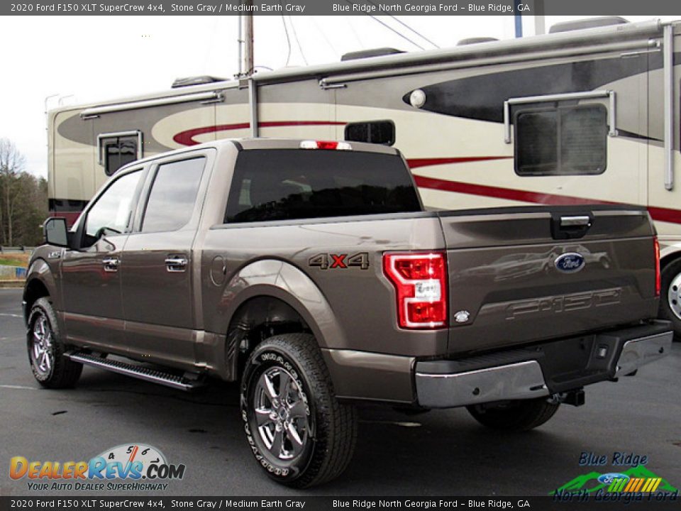 2020 Ford F150 XLT SuperCrew 4x4 Stone Gray / Medium Earth Gray Photo #3