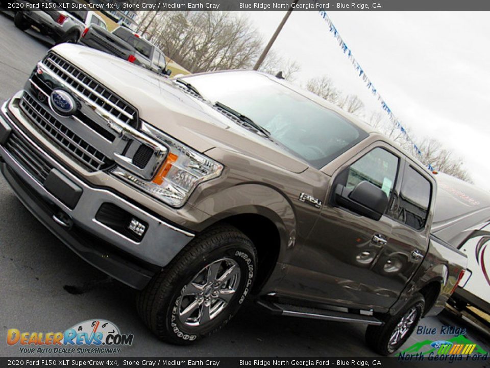 2020 Ford F150 XLT SuperCrew 4x4 Stone Gray / Medium Earth Gray Photo #27