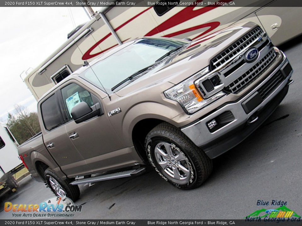 2020 Ford F150 XLT SuperCrew 4x4 Stone Gray / Medium Earth Gray Photo #28