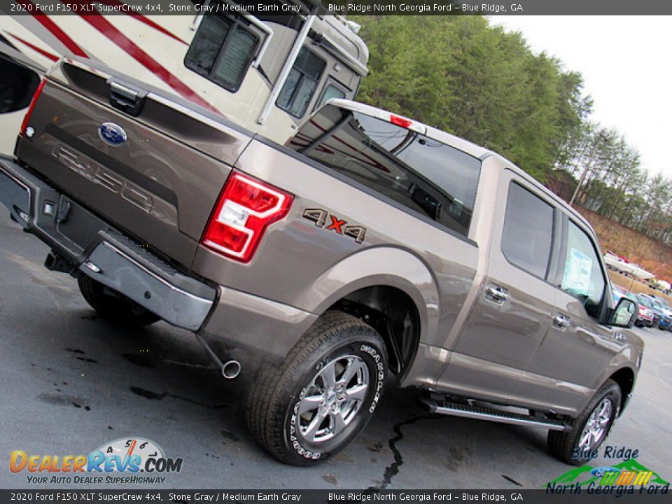 2020 Ford F150 XLT SuperCrew 4x4 Stone Gray / Medium Earth Gray Photo #29