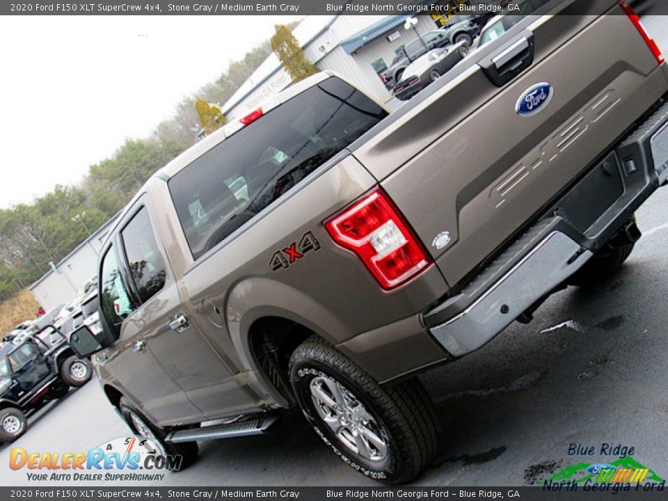 2020 Ford F150 XLT SuperCrew 4x4 Stone Gray / Medium Earth Gray Photo #30