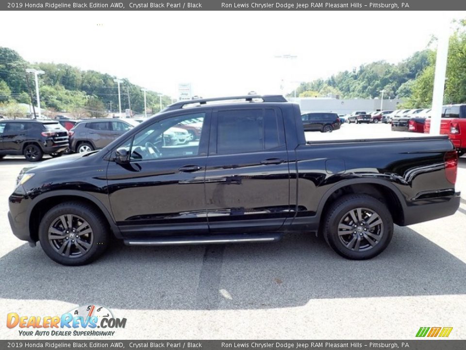 2019 Honda Ridgeline Black Edition AWD Crystal Black Pearl / Black Photo #2