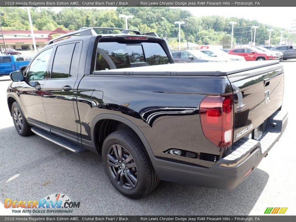 2019 Honda Ridgeline Black Edition AWD Crystal Black Pearl / Black Photo #3