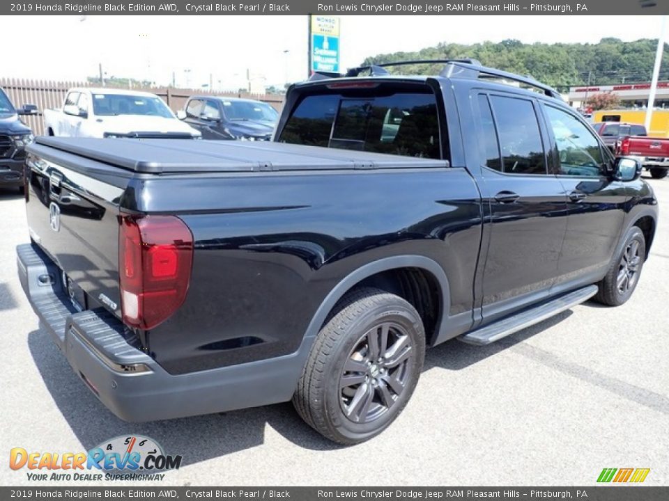 2019 Honda Ridgeline Black Edition AWD Crystal Black Pearl / Black Photo #6