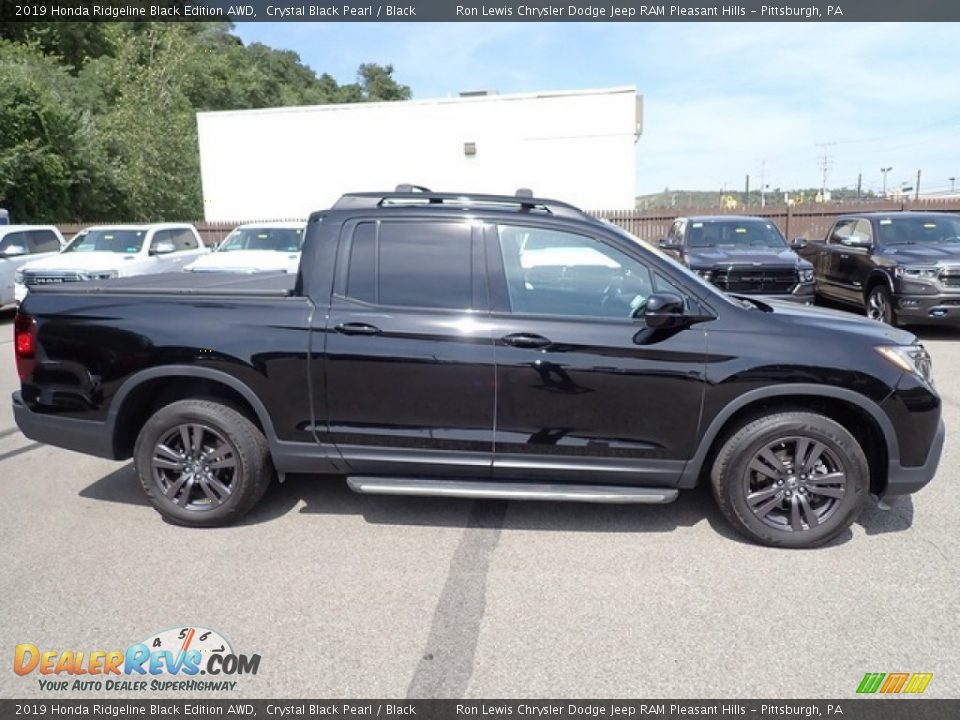 2019 Honda Ridgeline Black Edition AWD Crystal Black Pearl / Black Photo #7