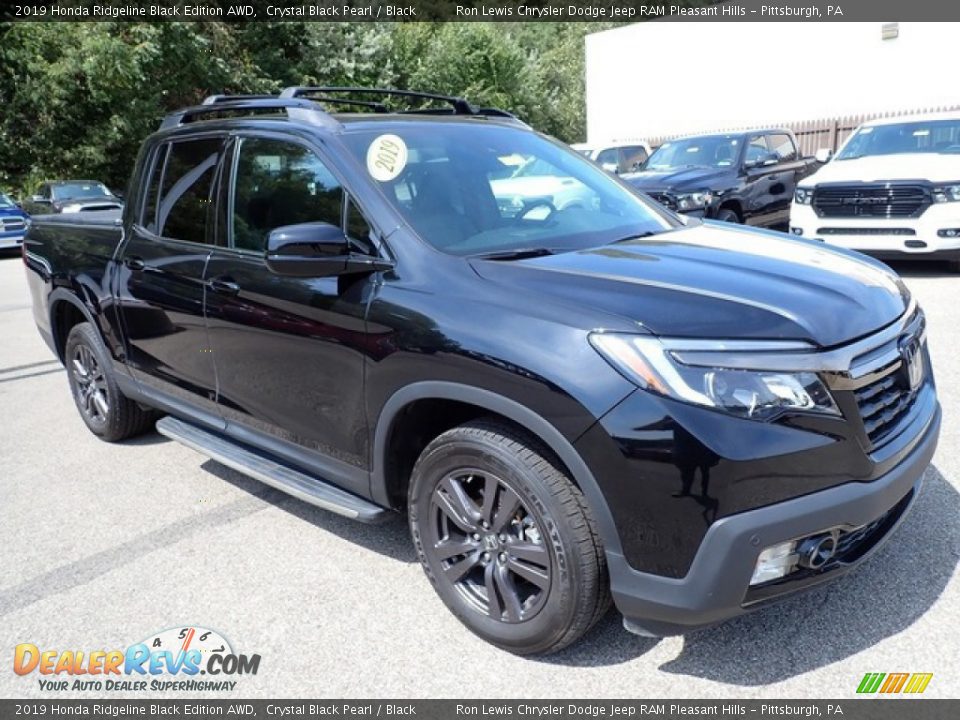 2019 Honda Ridgeline Black Edition AWD Crystal Black Pearl / Black Photo #8
