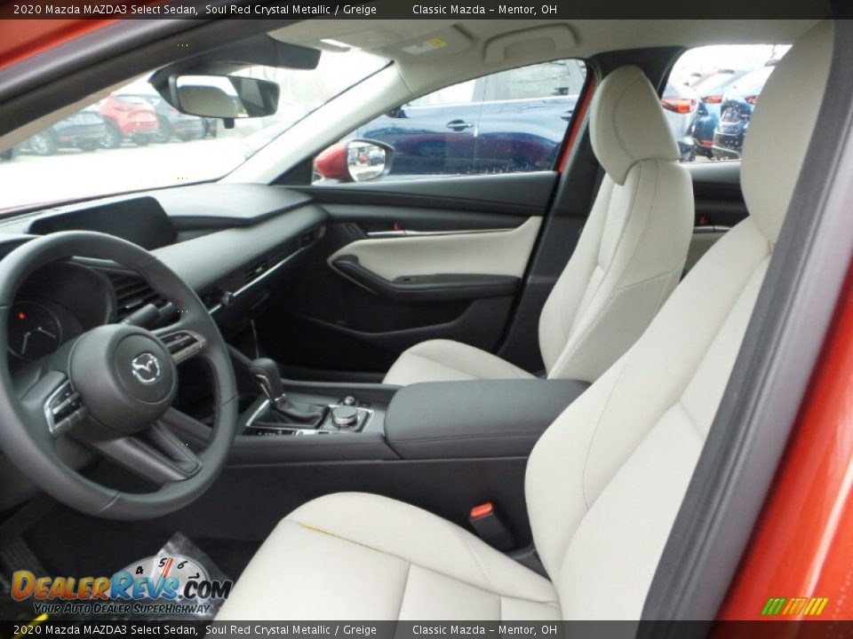 Front Seat of 2020 Mazda MAZDA3 Select Sedan Photo #8
