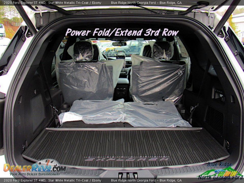 2020 Ford Explorer ST 4WD Star White Metallic Tri-Coat / Ebony Photo #14