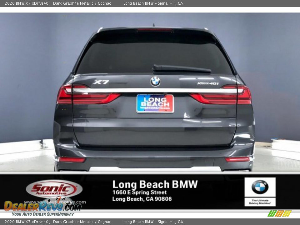 2020 BMW X7 xDrive40i Dark Graphite Metallic / Cognac Photo #3