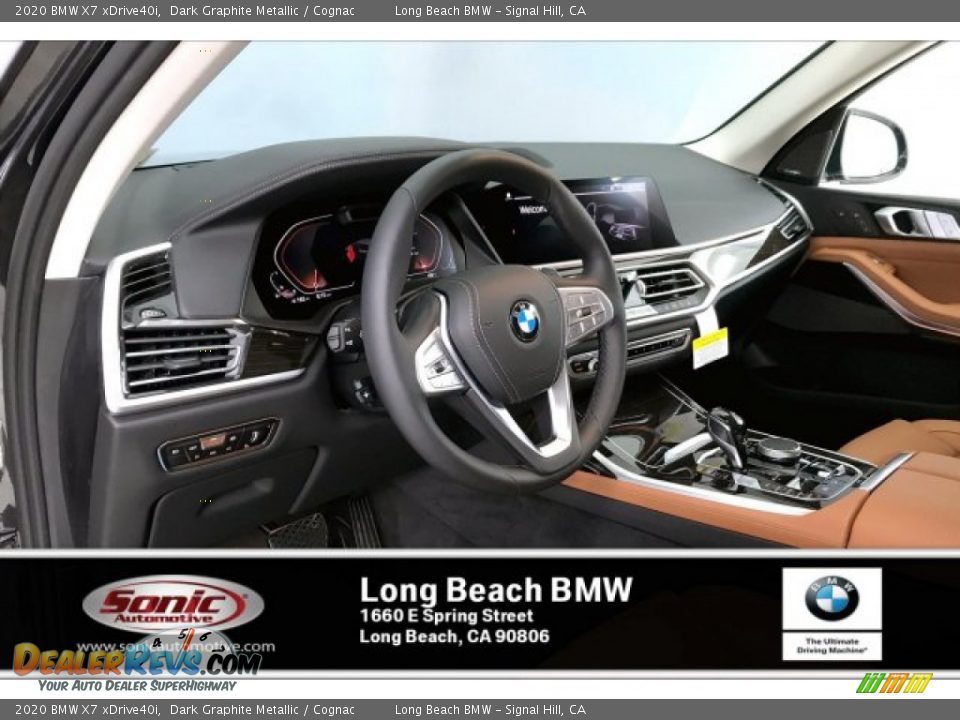 2020 BMW X7 xDrive40i Dark Graphite Metallic / Cognac Photo #4