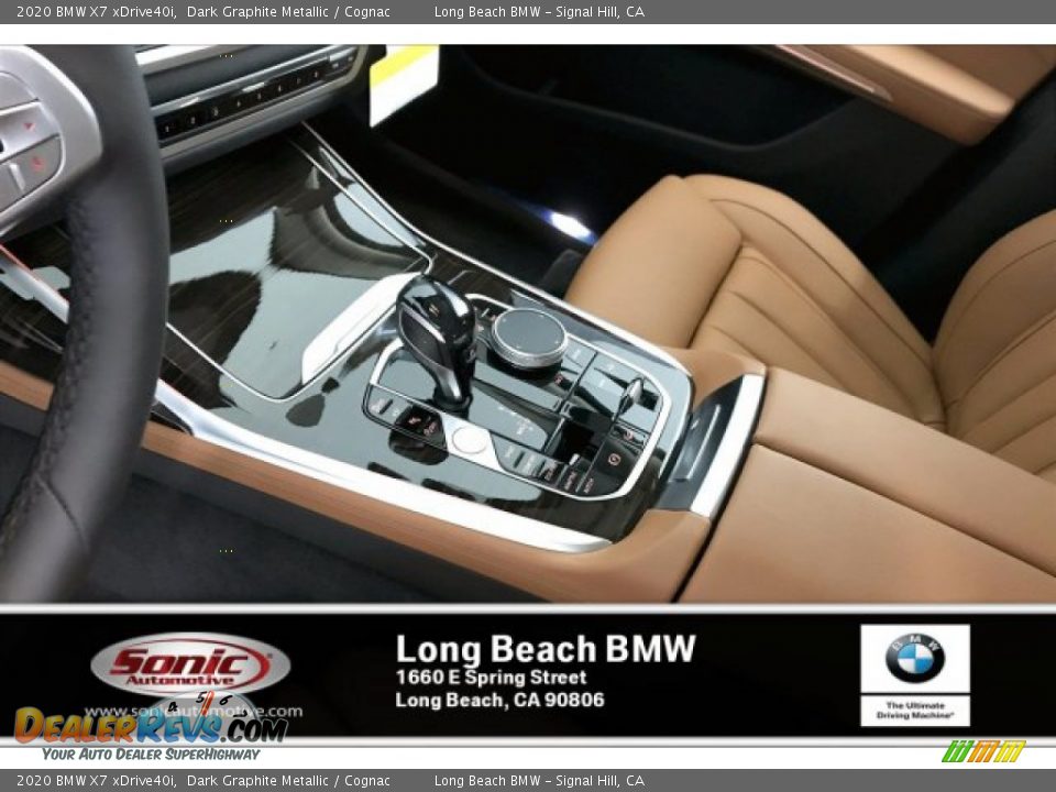 2020 BMW X7 xDrive40i Dark Graphite Metallic / Cognac Photo #6