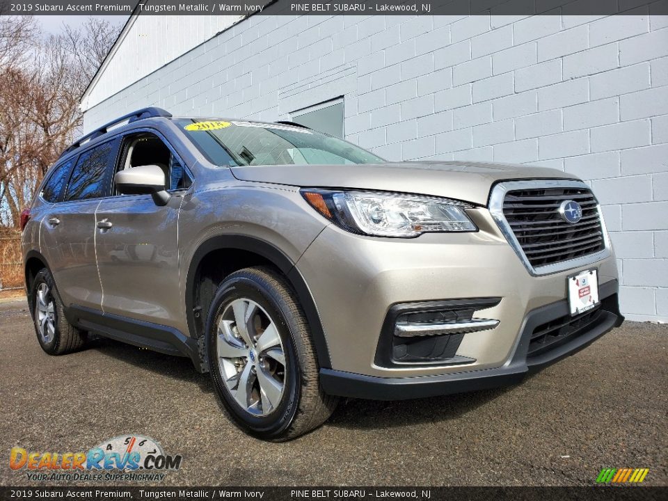 2019 Subaru Ascent Premium Tungsten Metallic / Warm Ivory Photo #1