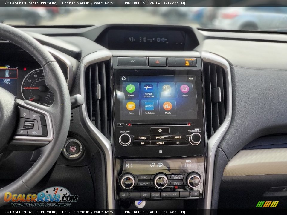 2019 Subaru Ascent Premium Tungsten Metallic / Warm Ivory Photo #3