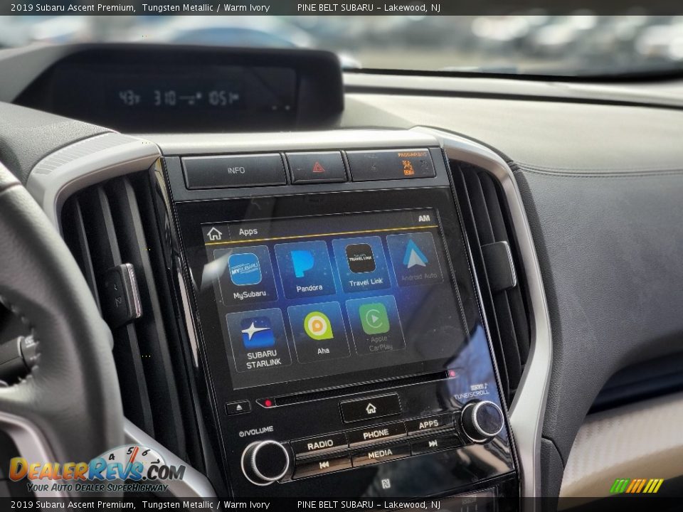 2019 Subaru Ascent Premium Tungsten Metallic / Warm Ivory Photo #5
