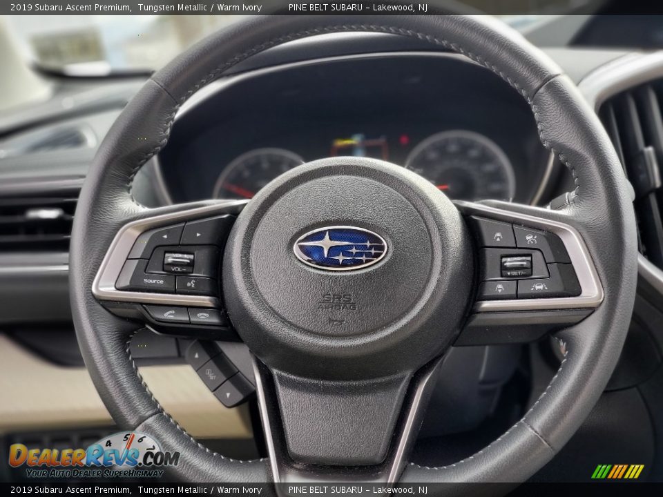 2019 Subaru Ascent Premium Tungsten Metallic / Warm Ivory Photo #7