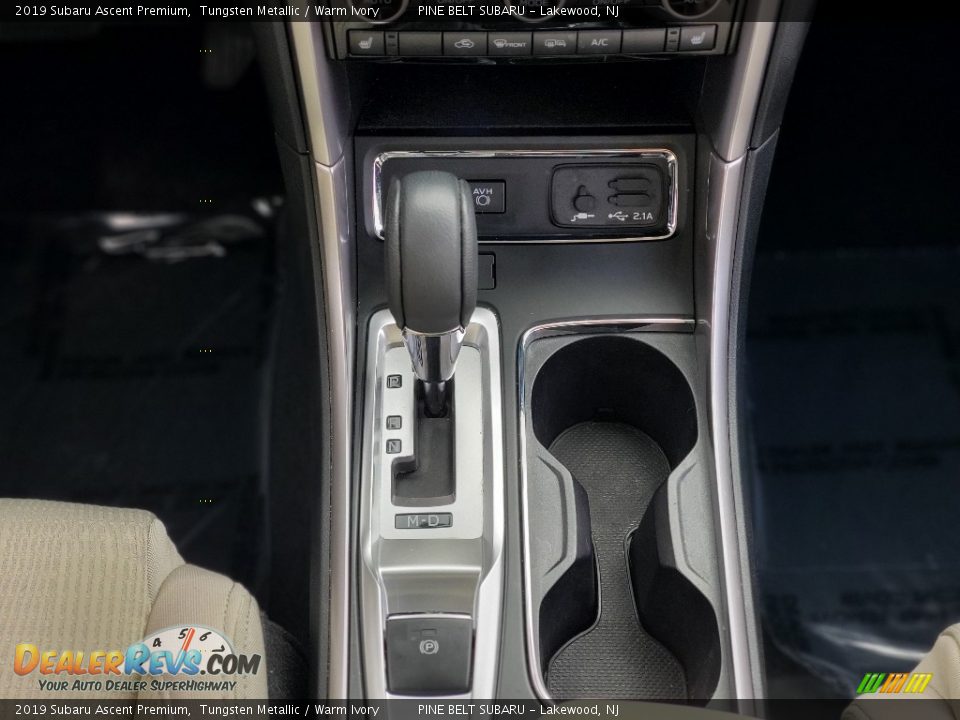 2019 Subaru Ascent Premium Tungsten Metallic / Warm Ivory Photo #8