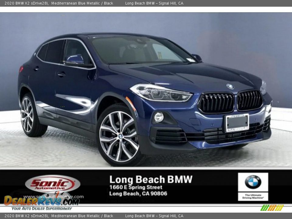 2020 BMW X2 sDrive28i Mediterranean Blue Metallic / Black Photo #1