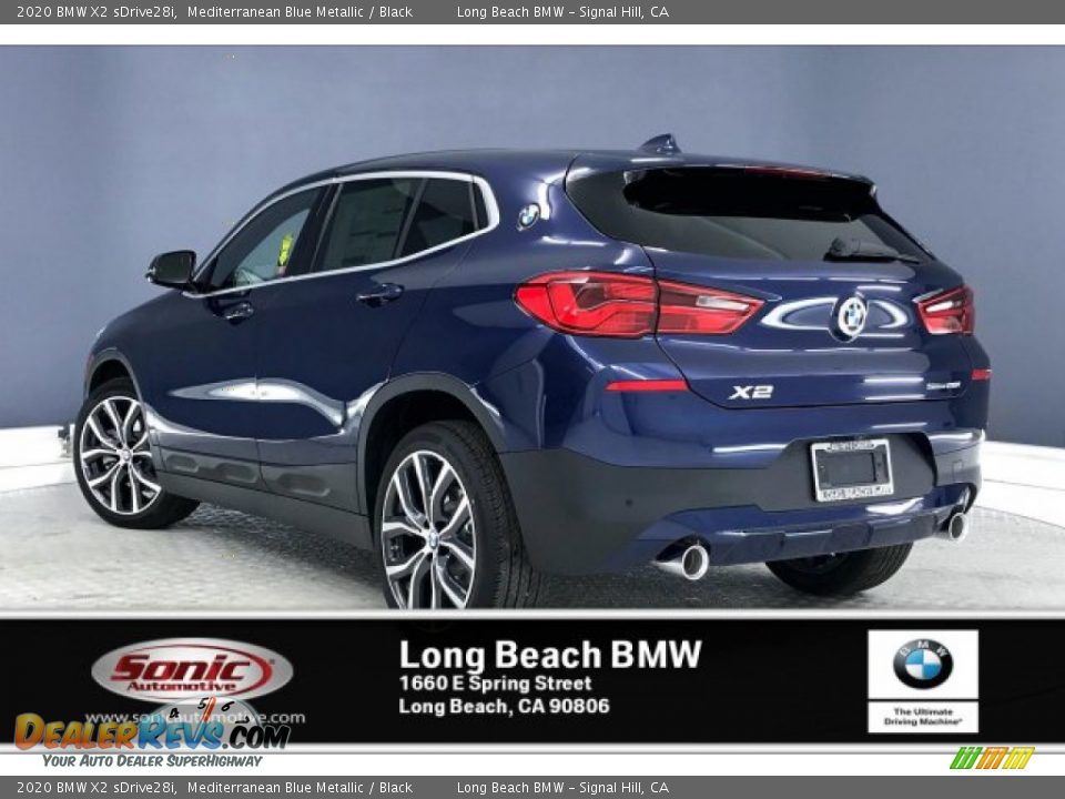 2020 BMW X2 sDrive28i Mediterranean Blue Metallic / Black Photo #2
