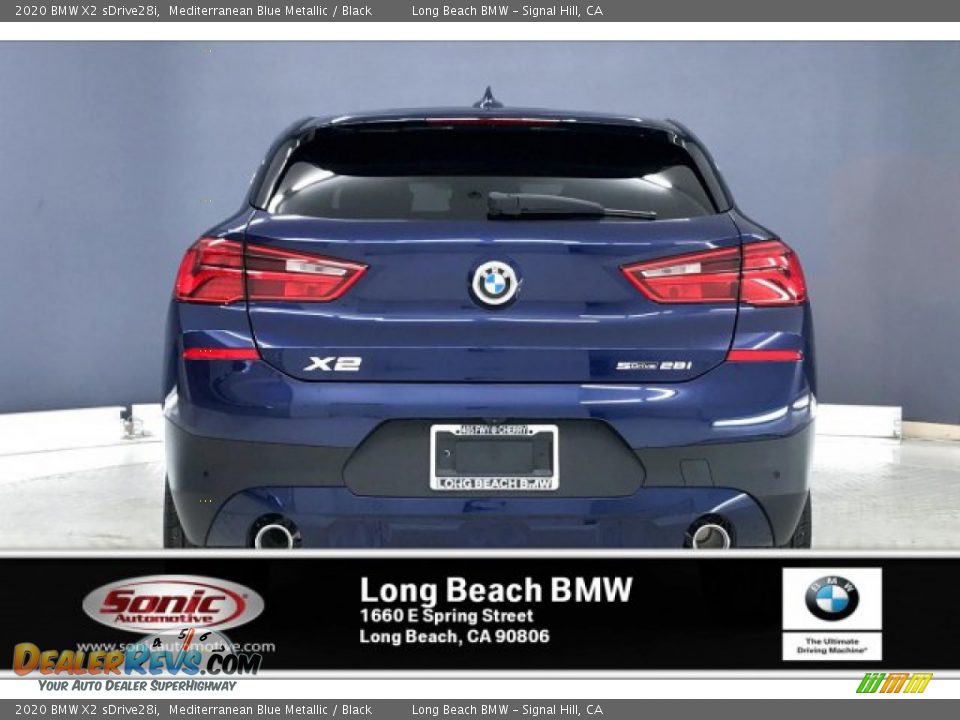 2020 BMW X2 sDrive28i Mediterranean Blue Metallic / Black Photo #3