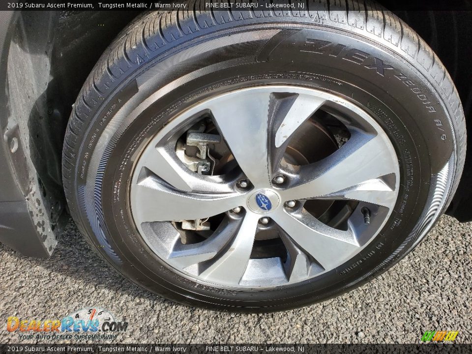 2019 Subaru Ascent Premium Tungsten Metallic / Warm Ivory Photo #13